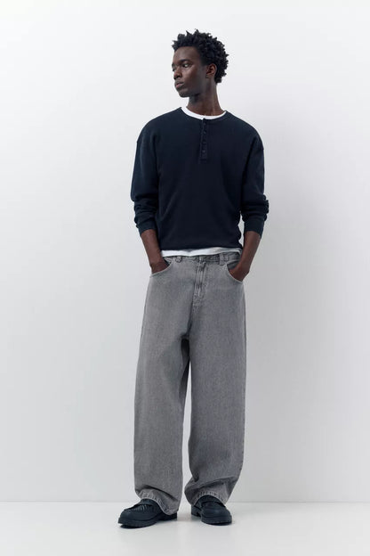 Relaxed fit baggy jeans