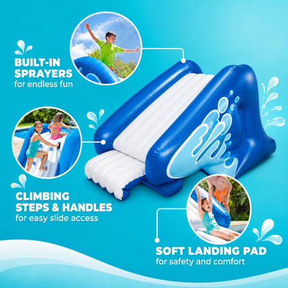 Inflatable Play Center Pool Water Slide