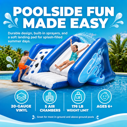 Inflatable Play Center Pool Water Slide