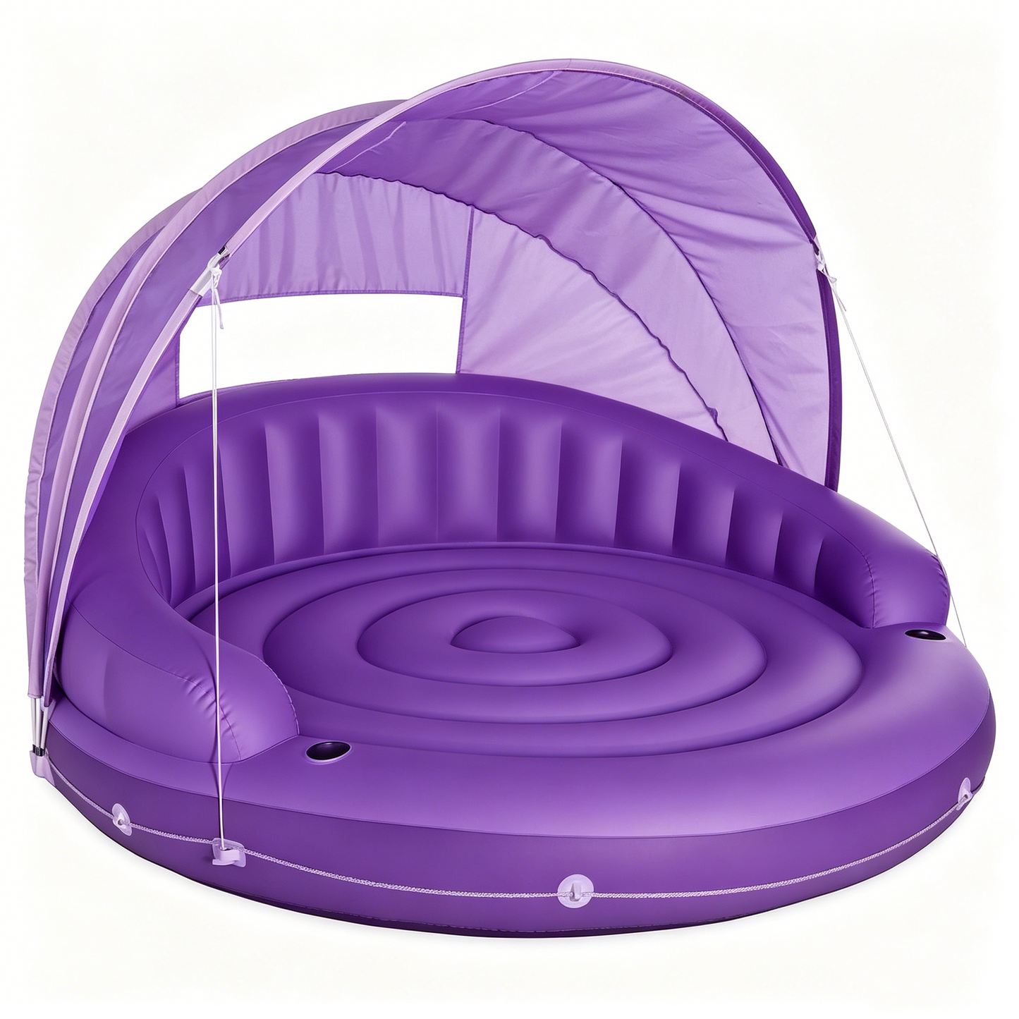 Canopy Island Inflatable Pool Float With Sunshade